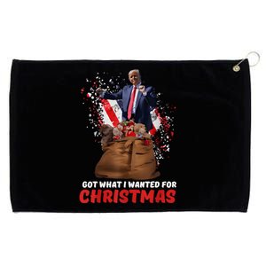 Got What I Wanted For Christmas Trump Won 2024 President Grommeted Golf Towel