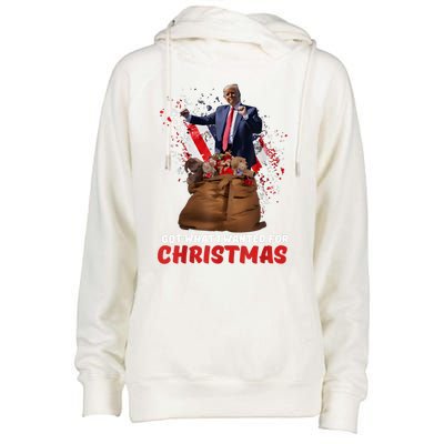 Got What I Wanted For Christmas Trump Won 2024 President Womens Funnel Neck Pullover Hood