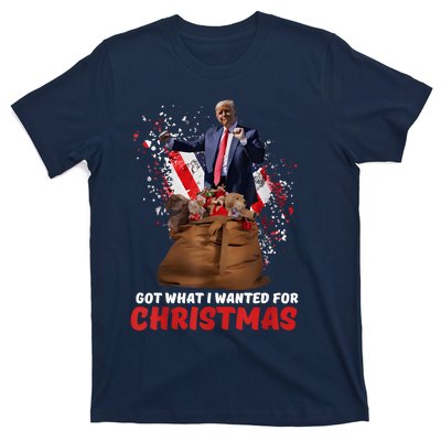 Got What I Wanted For Christmas Trump Won 2024 President T-Shirt