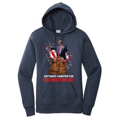 Got What I Wanted For Christmas Trump Won 2024 President Women's Pullover Hoodie