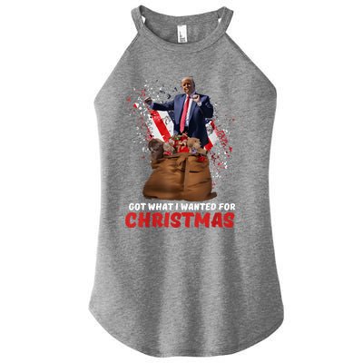 Got What I Wanted For Christmas Trump Won 2024 President Women's Perfect Tri Rocker Tank