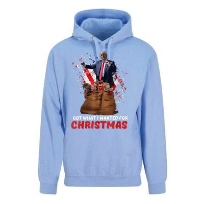 Got What I Wanted For Christmas Trump Won 2024 President Unisex Surf Hoodie