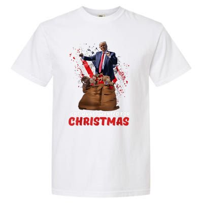 Got What I Wanted For Christmas Trump Won 2024 President Garment-Dyed Heavyweight T-Shirt