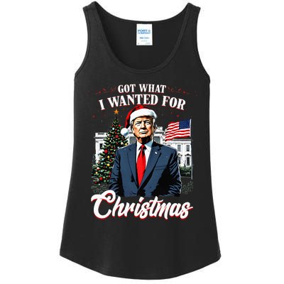 Got What I Wanted For Christmas Trump 2024 Ladies Essential Tank