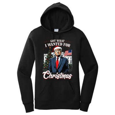 Got What I Wanted For Christmas Trump 2024 Women's Pullover Hoodie