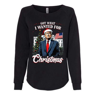 Got What I Wanted For Christmas Trump 2024 Womens California Wash Sweatshirt