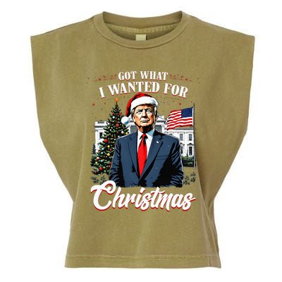 Got What I Wanted For Christmas Trump 2024 Garment-Dyed Women's Muscle Tee