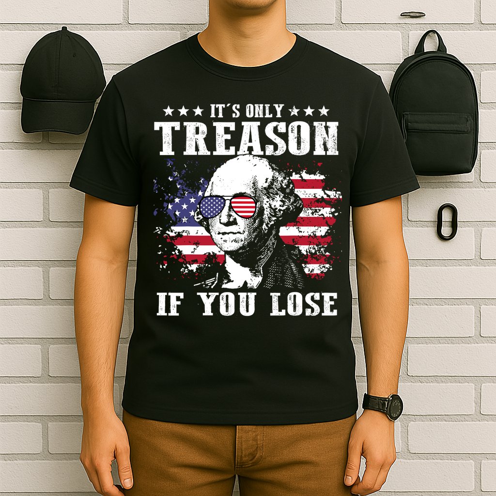 George Washington Its Only Treason If You Lose 4th Of July T-Shirt