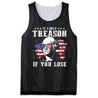 George Washington Its Only Treason If You Lose 4th Of July Mesh Reversible Basketball Jersey Tank