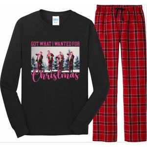 Got What I Wanted For Christmas Santa Trump Won 2024 Long Sleeve Pajama Set