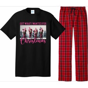 Got What I Wanted For Christmas Santa Trump Won 2024 Pajama Set