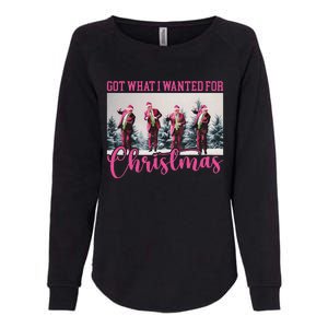 Got What I Wanted For Christmas Santa Trump Won 2024 Womens California Wash Sweatshirt