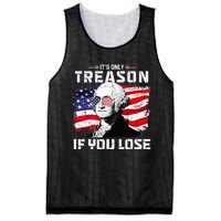 George Washington Its Only Treason If You Lose 4th Of July Mesh Reversible Basketball Jersey Tank