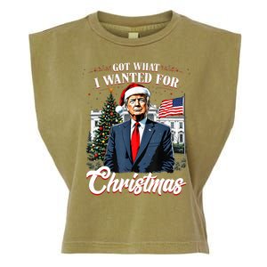 Got What I Wanted For Christmas Trump 2024 Garment-Dyed Women's Muscle Tee