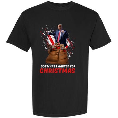 Got What I Wanted For Christmas Trump Won 2024 Garment-Dyed Heavyweight T-Shirt