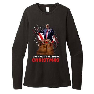 Got What I Wanted For Christmas Trump Won 2024 Womens CVC Long Sleeve Shirt