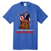 Got What I Wanted For Christmas Trump Won 2024 Tall T-Shirt