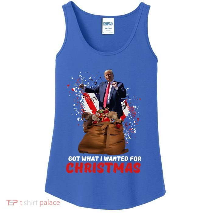 Got What I Wanted For Christmas Trump Won 2024 Ladies Essential Tank