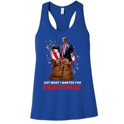 Got What I Wanted For Christmas Trump Won 2024 Women's Racerback Tank