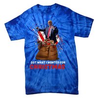 Got What I Wanted For Christmas Trump Won 2024 Tie-Dye T-Shirt