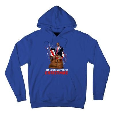 Got What I Wanted For Christmas Trump Won 2024 Tall Hoodie