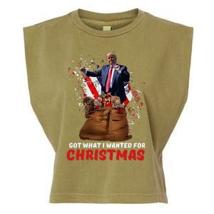 Got What I Wanted For Christmas Trump Won 2024 Garment-Dyed Women's Muscle Tee