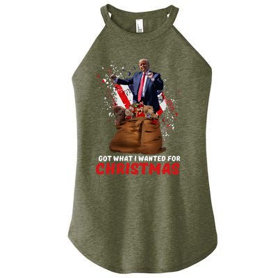 Got What I Wanted For Christmas Trump Won 2024 Women's Perfect Tri Rocker Tank