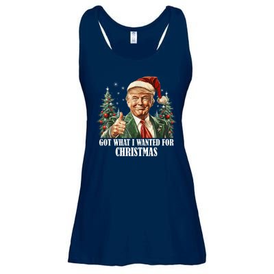 Got What I Wanted For Christmas Donald Trump Ladies Essential Flowy Tank