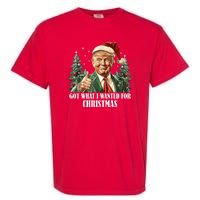 Got What I Wanted For Christmas Donald Trump Garment-Dyed Heavyweight T-Shirt