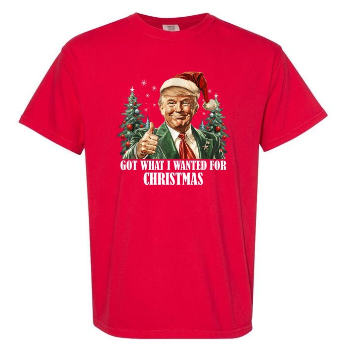 Got What I Wanted For Christmas Donald Trump Garment-Dyed Heavyweight T-Shirt