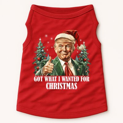 Got What I Wanted For Christmas Donald Trump Doggie Tank