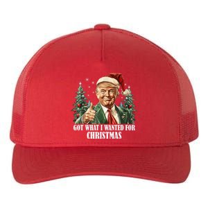 Got What I Wanted For Christmas Donald Trump Yupoong Adult 5-Panel Trucker Hat