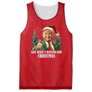 Got What I Wanted For Christmas Donald Trump Mesh Reversible Basketball Jersey Tank