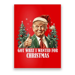 Got What I Wanted For Christmas Donald Trump Poster