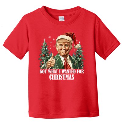Got What I Wanted For Christmas Donald Trump Toddler T-Shirt