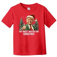 Got What I Wanted For Christmas Donald Trump Toddler T-Shirt