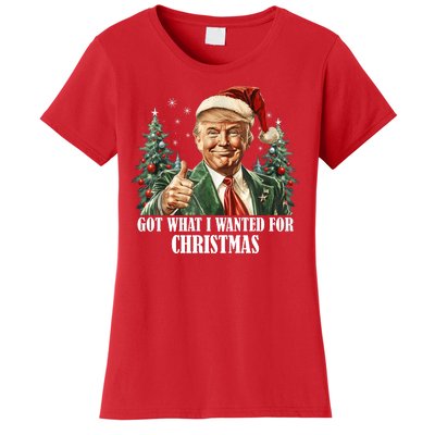 Got What I Wanted For Christmas Donald Trump Women's T-Shirt