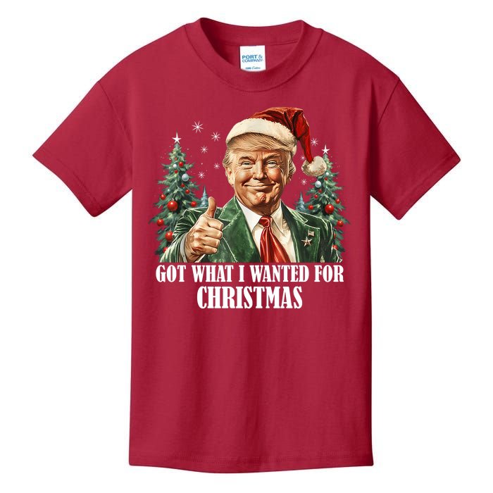 Got What I Wanted For Christmas Donald Trump Kids T-Shirt