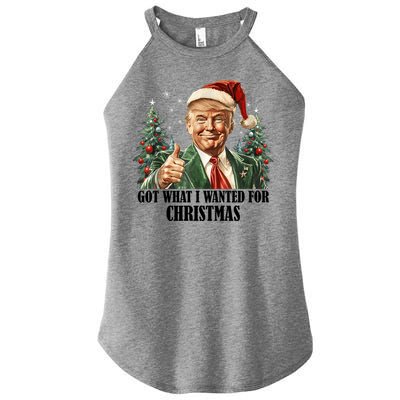 Got What I Wanted For Christmas Donald Trump Women's Perfect Tri Rocker Tank