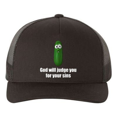 God Will Judge You For Your Sins Yupoong Adult 5-Panel Trucker Hat