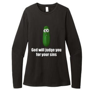 God Will Judge You For Your Sins Womens CVC Long Sleeve Shirt