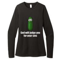 God Will Judge You For Your Sins Womens CVC Long Sleeve Shirt