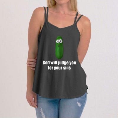 God Will Judge You For Your Sins Women's Strappy Tank