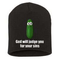 God Will Judge You For Your Sins Short Acrylic Beanie