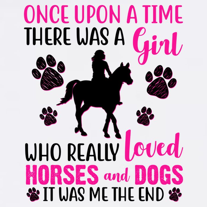 Girl Who Loves Horses And Dogs T-Shirt