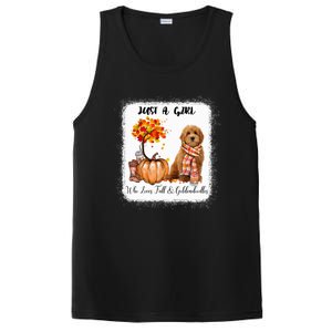 Girl Who Loves Fall And Goldendoodles Gift PosiCharge Competitor Tank