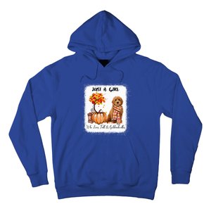 Girl Who Loves Fall And Goldendoodles Gift Hoodie