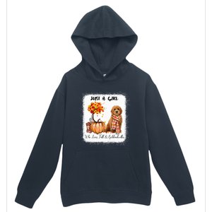 Girl Who Loves Fall And Goldendoodles Gift Urban Pullover Hoodie