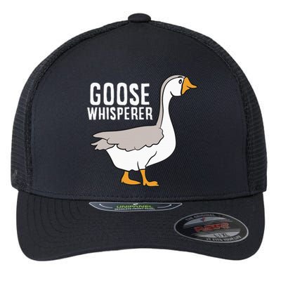 Goose Whisperer Love Goose Bird Lover Gift Funny Goose Flexfit Unipanel Trucker Cap