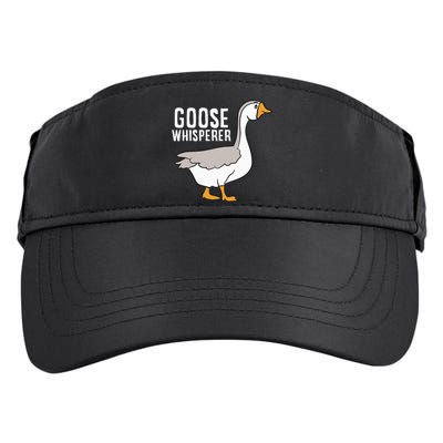 Goose Whisperer Love Goose Bird Lover Gift Funny Goose Adult Drive Performance Visor